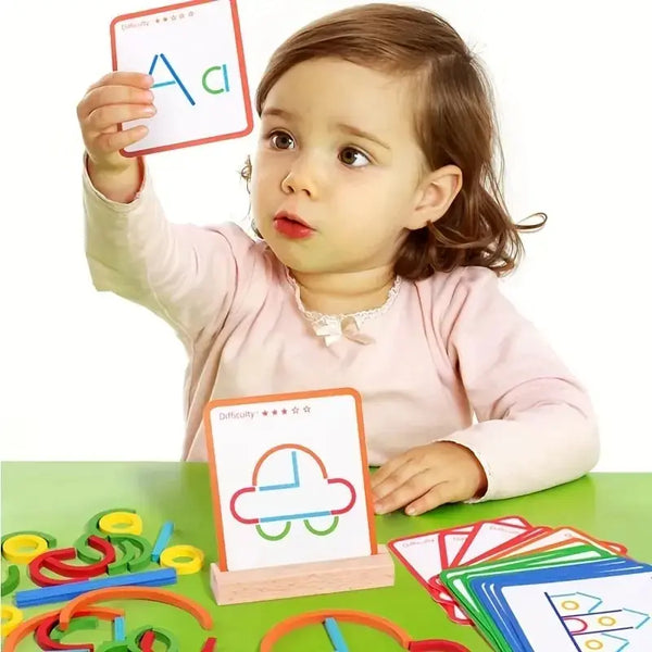 Puzzle Créatif en Bois Montessori